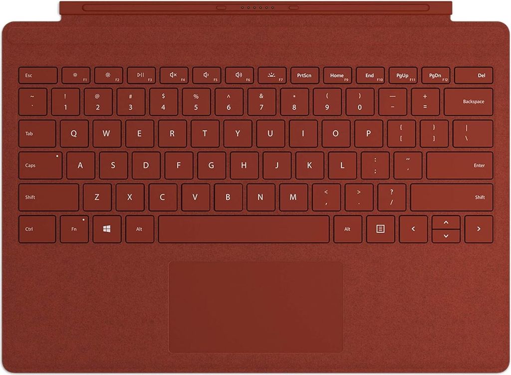 Microsoft Surface Go Surface Go 2 Signature Type Cover, Rot, Abdeckung Anschluss