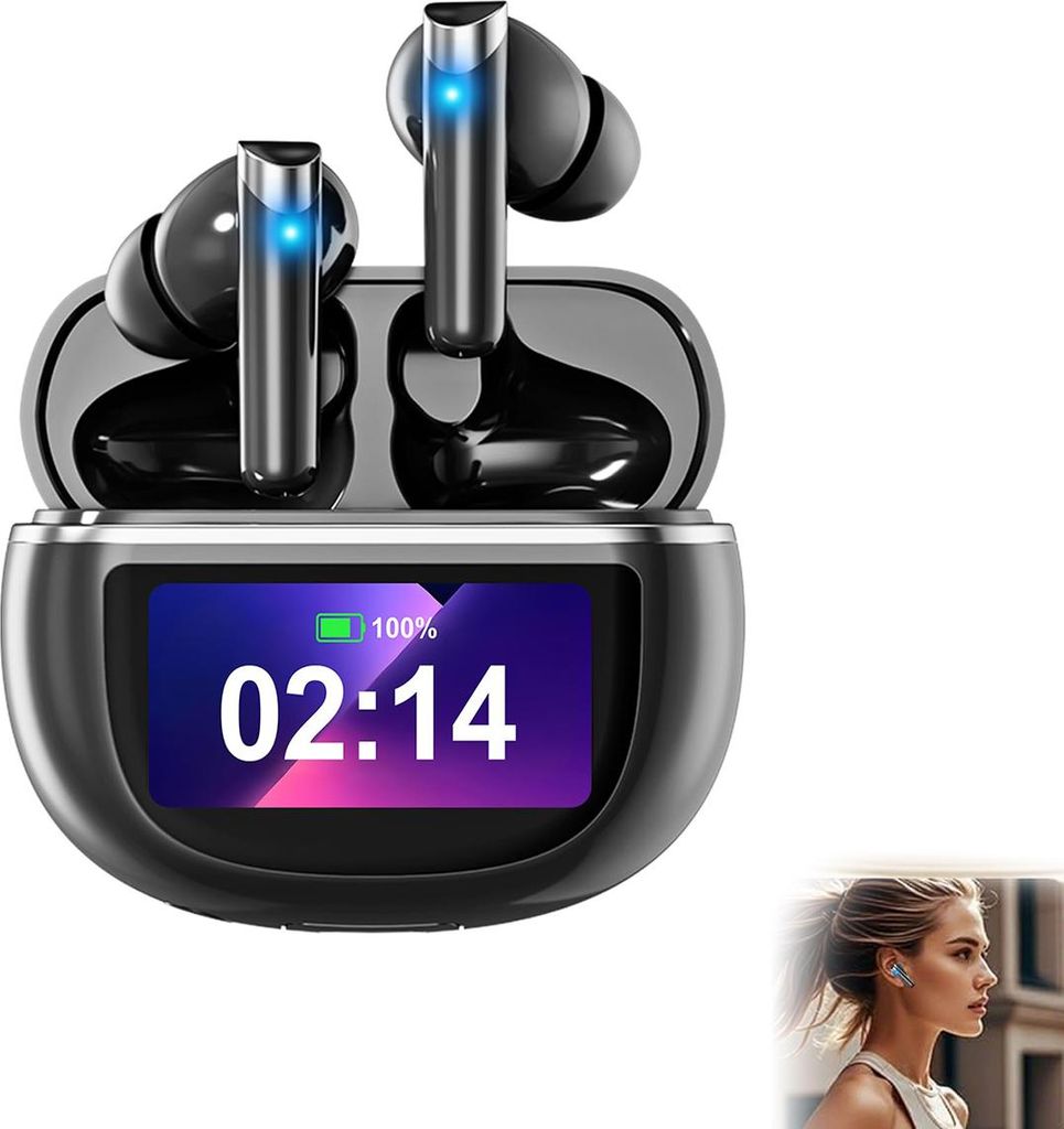 Open Ear Kopfhörer, AI Kopfhörer Übersetzer,mit Produktbild 