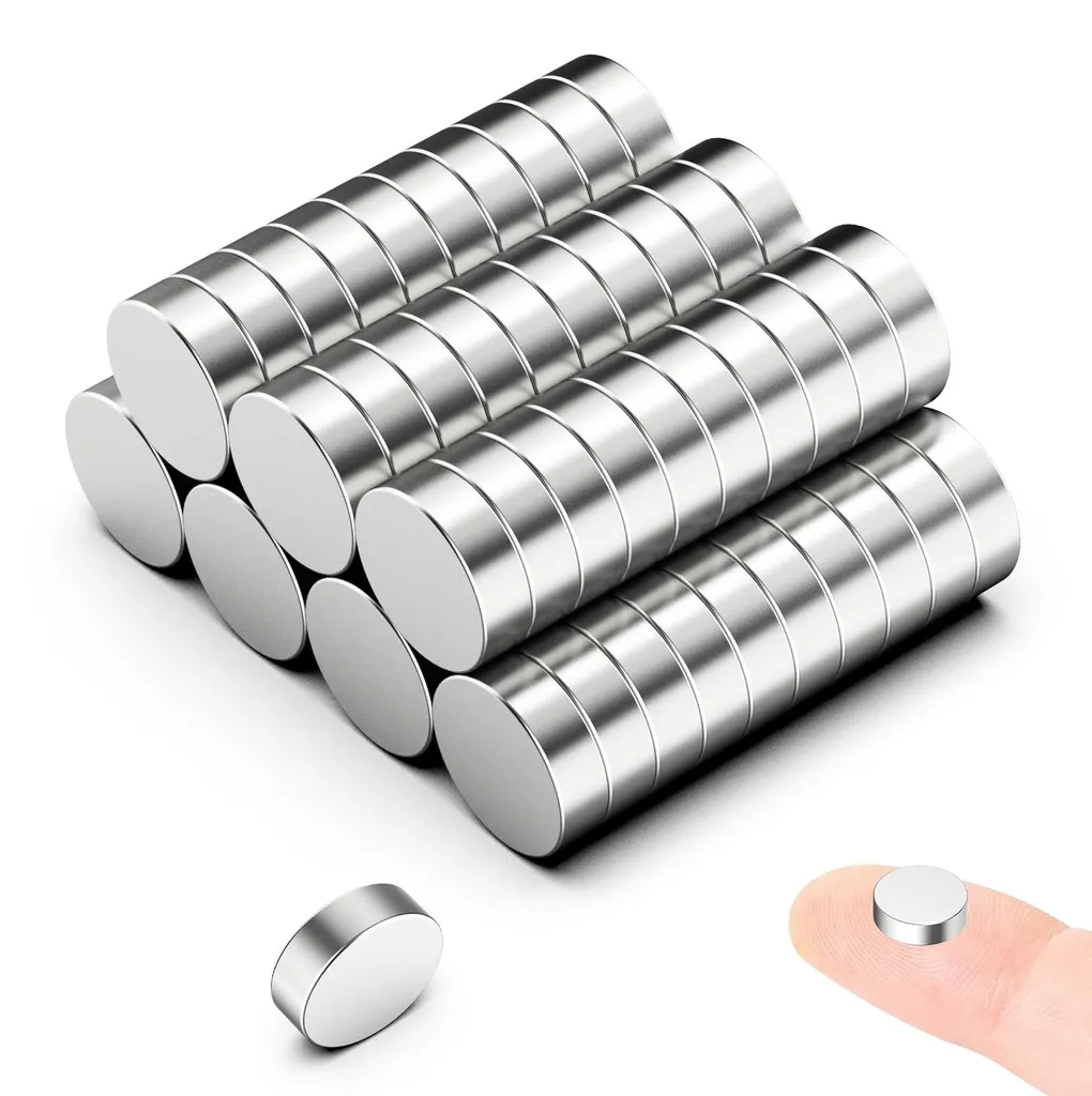 Aimants Néodyme Ultra-Puissants 10x3mm - Lot de 70 pour Tableau Magnétique