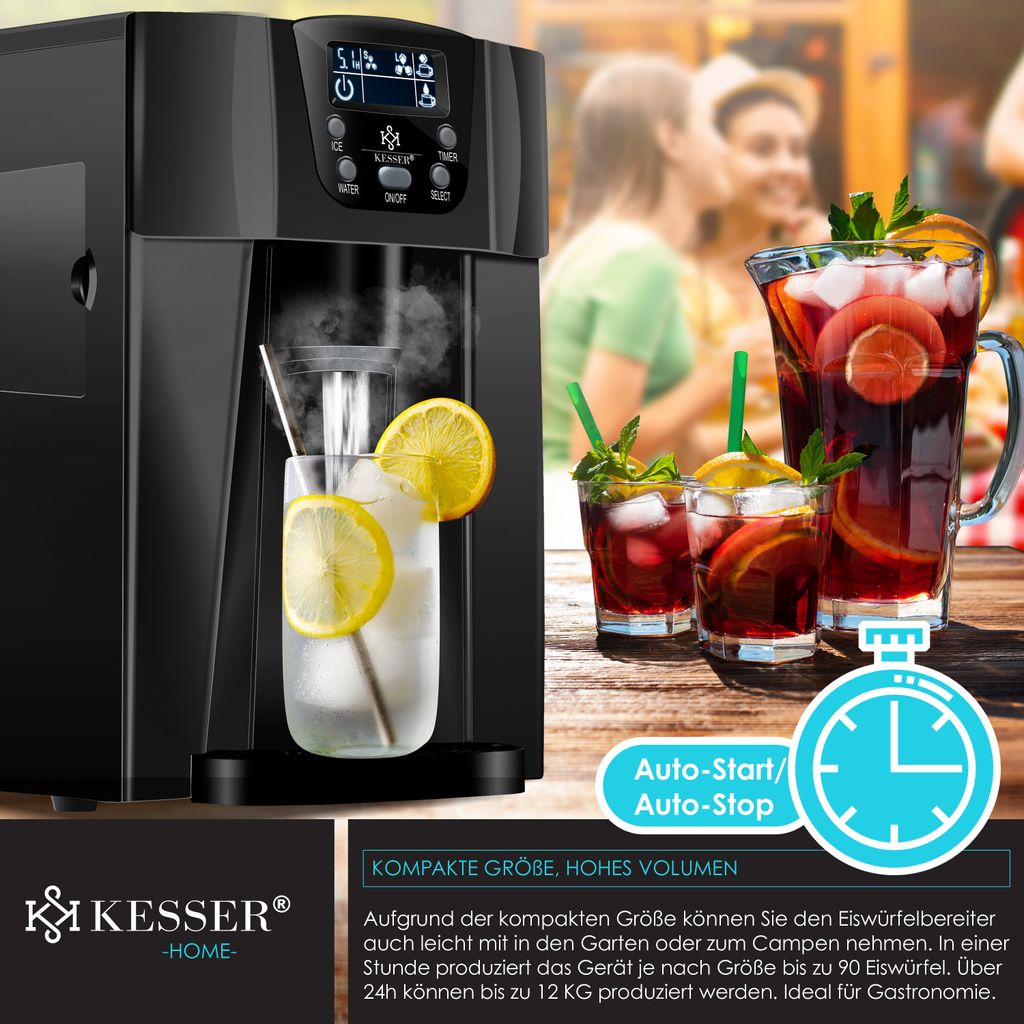 KESSER® Eiswürfelbereiter | Eiswürfelmaschine Edelstahl | Produktbild 5