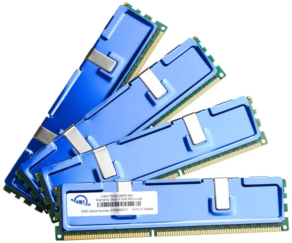 Mémoire RAM Mac Pro 64 Go DDR3 OWC pour Montage Vidéo et Serveurs