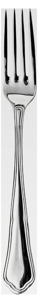 Menügabel-Set Serie Pacifico, Edelstahl Besteck für 12 Personen, Silber