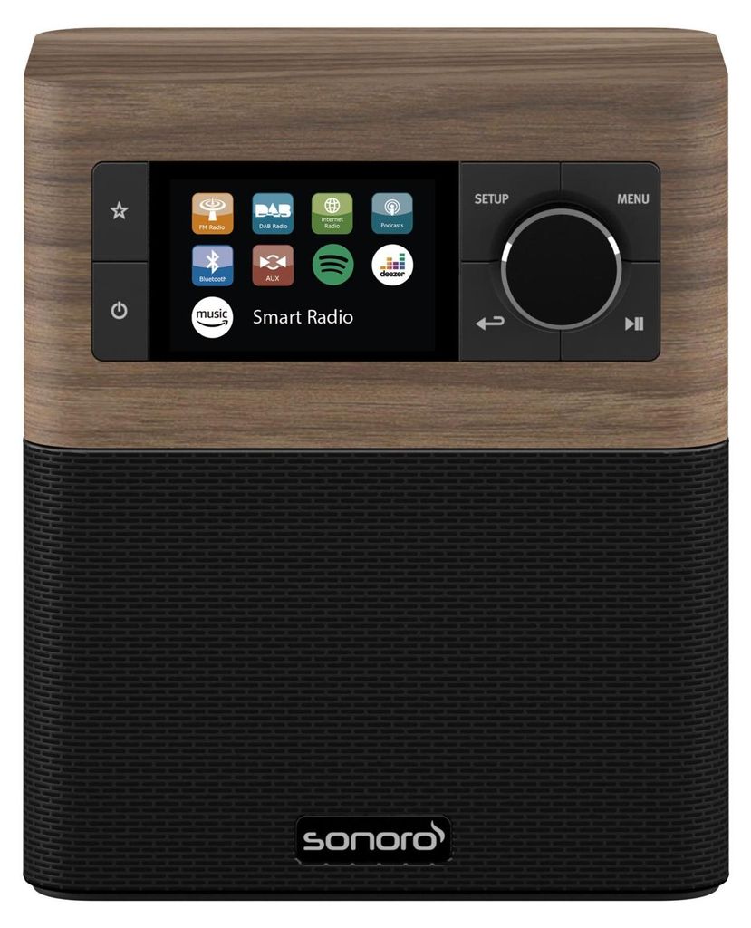 Sonoro STREAM, Internet, DAB, DAB+, FM, TFT, 6,1 cm (2.4"), Produktbild 