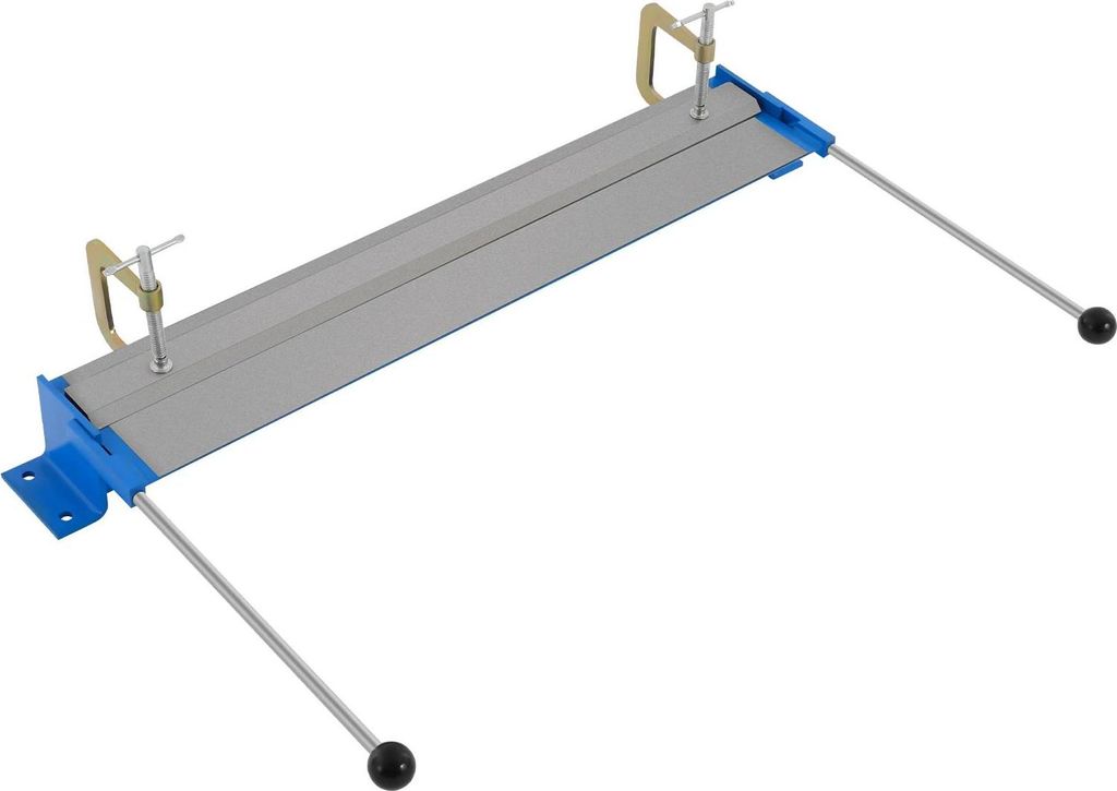 Abkantbank Blechbiegemaschine - W1.2×760 - Manuell - Kapazität 1,2 mm - Arbeitsbreite 76 cm - Für Blech - CE - Glow Blue