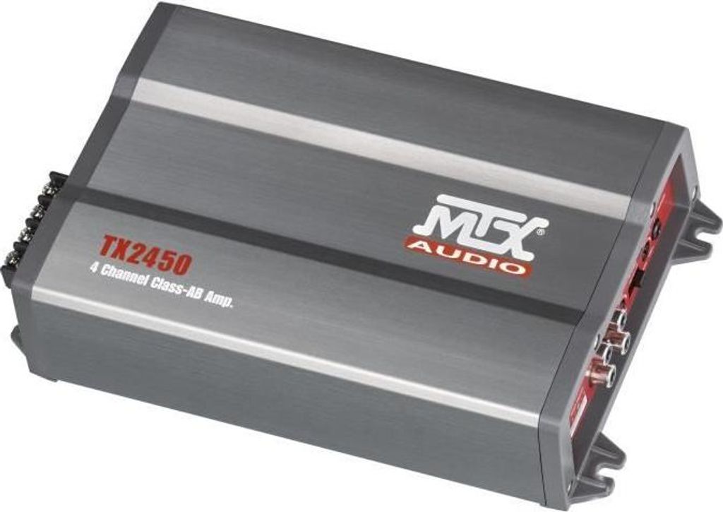 Verstärker - MTX AUDIO - 4-Kanal Klasse AB 4x50Wrms - 4? oder 4x75Wrms - 2? mit variabler aktiver Frequenzweiche