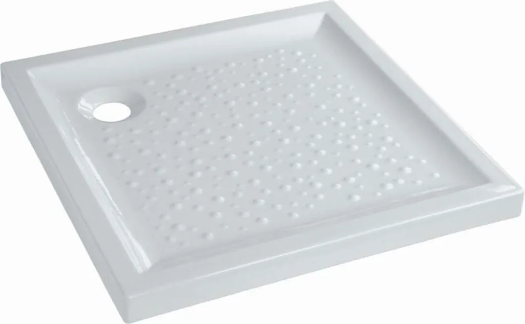 Receveur de douche GEBERIT Bastia 70x70 extra-plat blanc 00720200000001