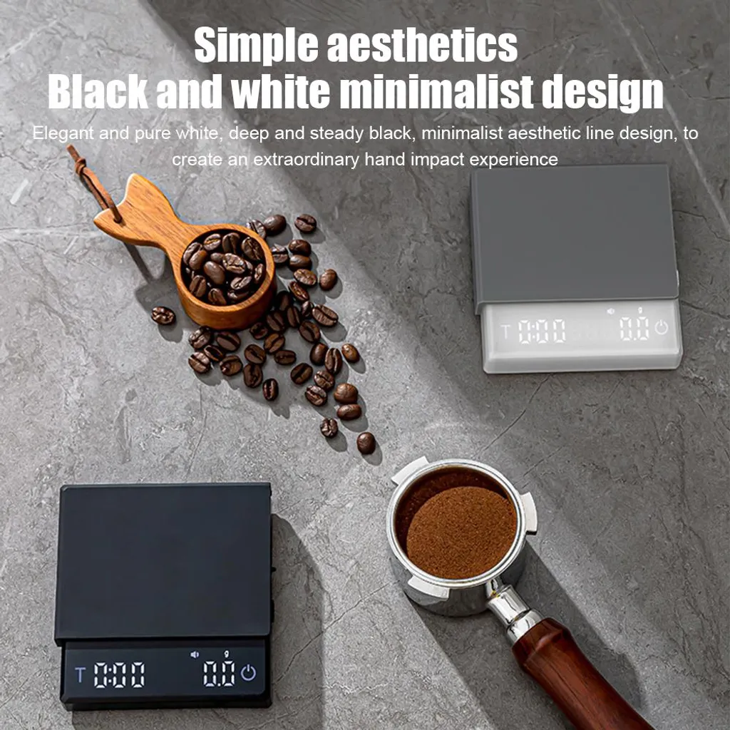 Balance de précision pour café expresso mini format 2kg 0.1g - 5