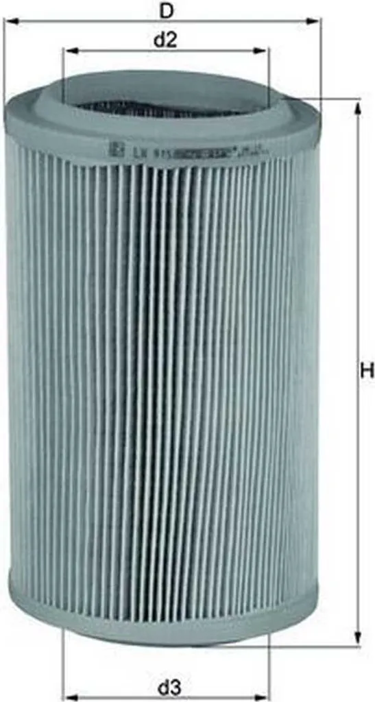 Filtre à air MAHLE LX 915 contre l'usure moteur et la surconsommation