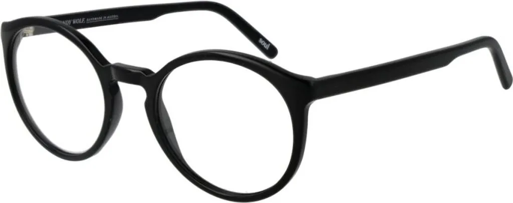 Monture de lunettes légère Andy Wolf 4566 52A en acétate écaille
