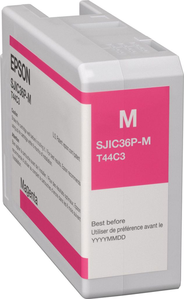 Epson SJIC36P(M) - 80 ml - Magenta - Original - Tintenpatrone - für ColorWorks CW-C6000Ae, CW-C6000Pe, CW-C6500Ae, CW-C