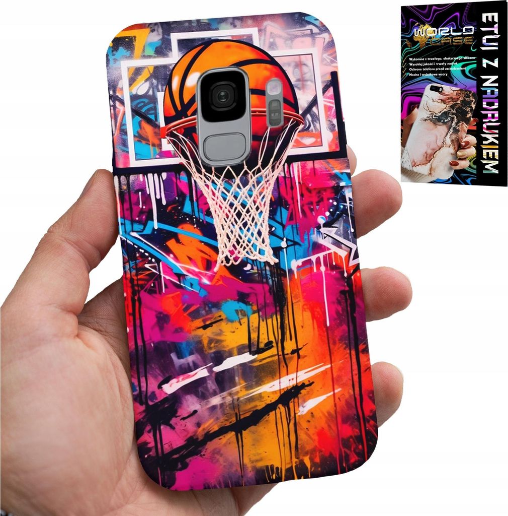 Fall Für Samsung Galaxy S9 - Basketball Nba Strasse Graffiti Korb Fan