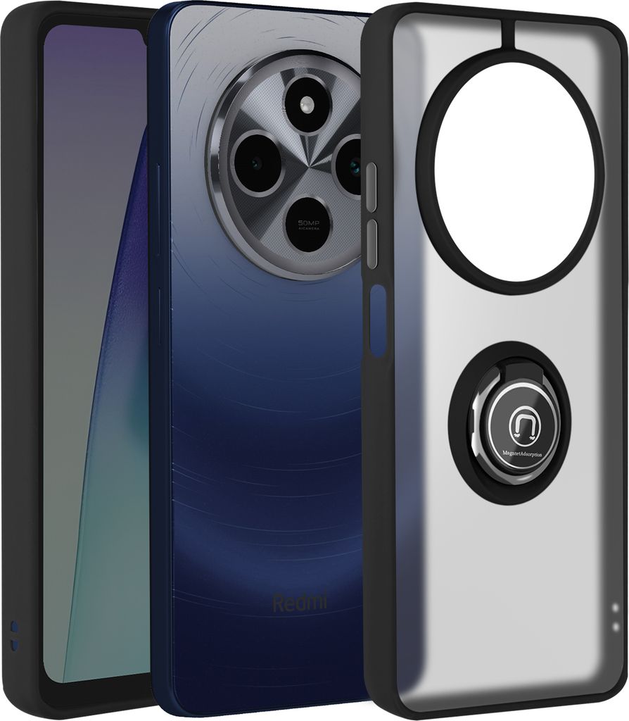 Avizar, Handyhülle für Xiaomi Redmi 14C Metallring, Produktbild 