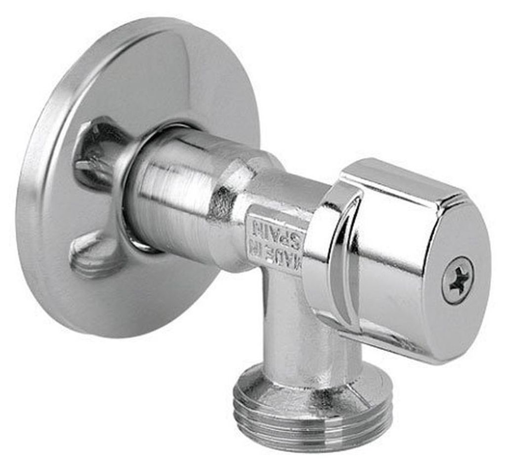Arco Waschmaschinenventil L-85 1/2"x3/4", Anti-Kalk, Chrom Produktbild 