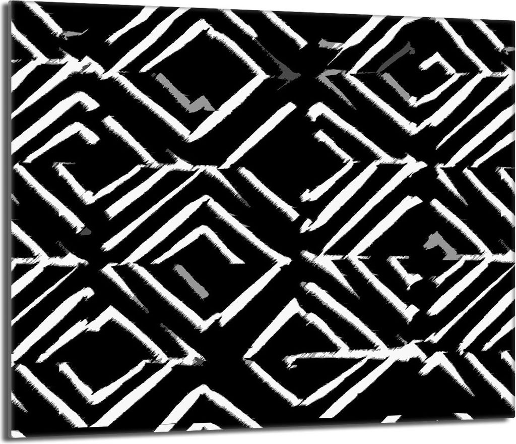 Herdabdeckplatte 60x52 Glaskeramikkochfeld Abdeckung Spritzschutz Glasplatte Deko Schneidebrett, Stück Schwarz