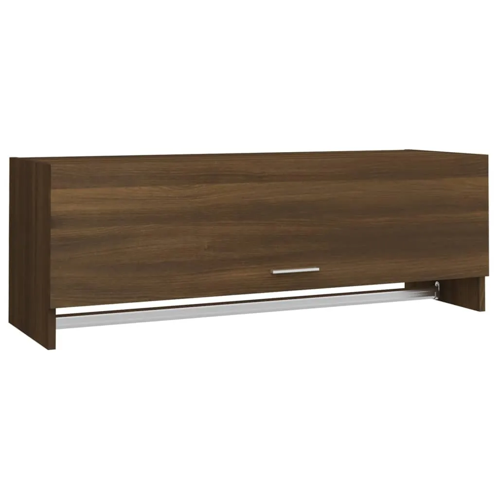 Armadio Componibile Rovere Marrone 100x32,5x35 - Montaggio Facile
