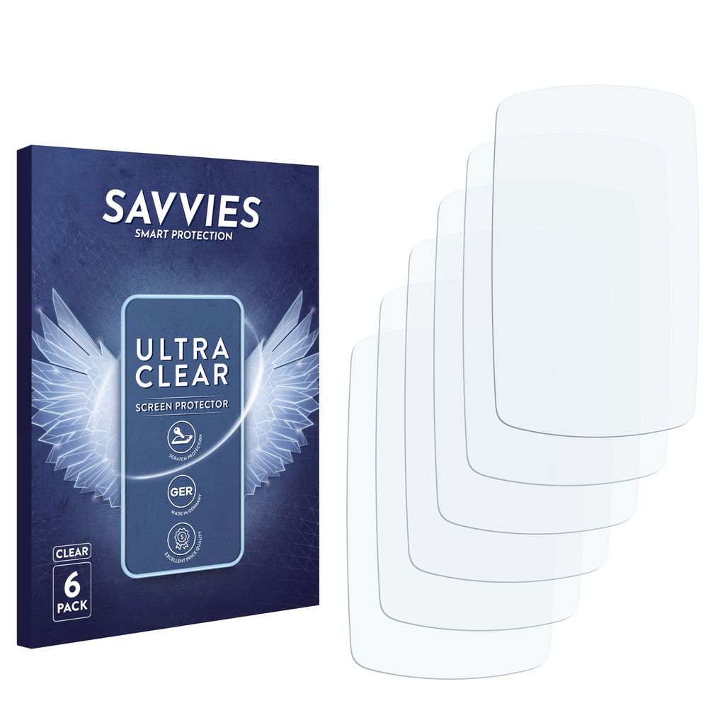 6x Für Garmin Approach G6 Schutzfolie Savvies Displayschutz Display Schutz Folie Klar Transparent