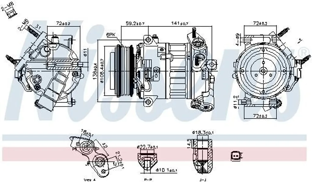 Bruit de climatisation ? Changez pour le compresseur NISSENS 890796