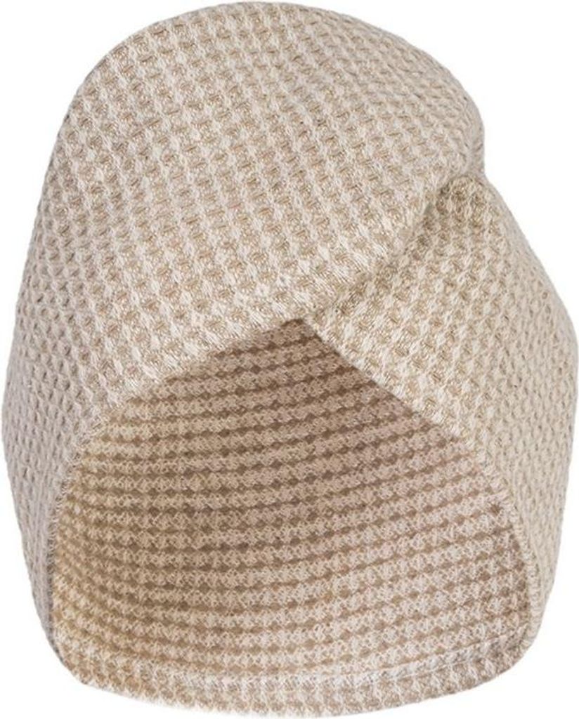 beties Sauna Haarturban 100% Leinen-Waffelpique Zdjęcie produktu 