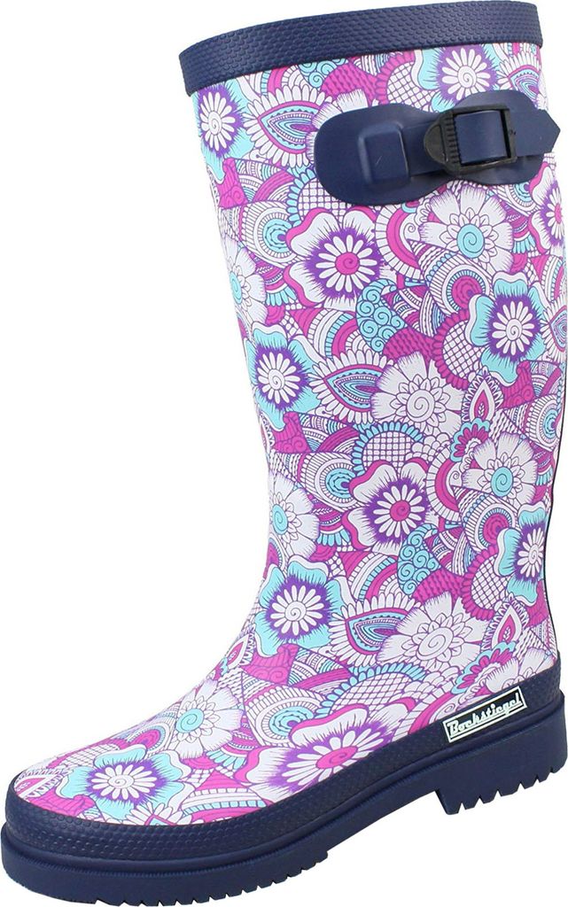 Damen Regenstiefel Susanne blau/multi Gr. 41
