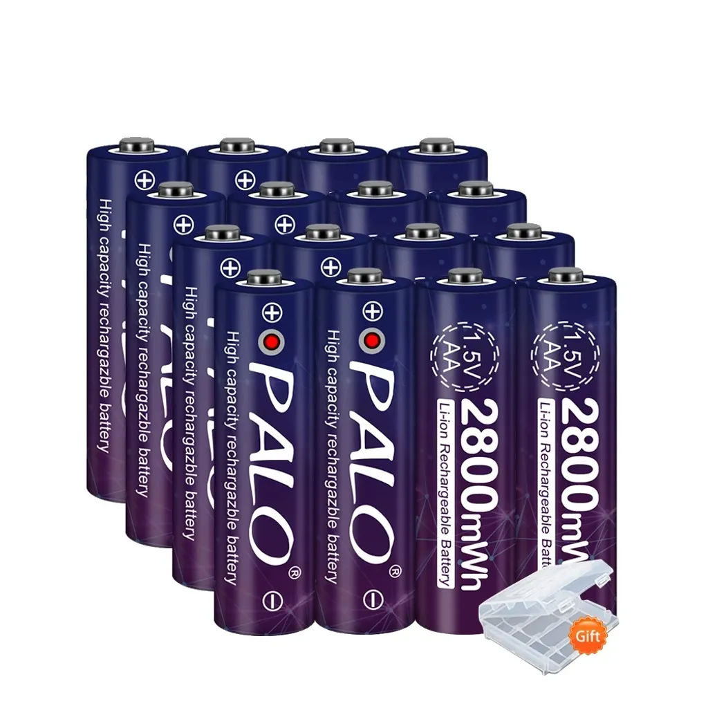 Pack Risparmio 16 Batterie PALO AA Litio 1.5V - Sicure e Durature