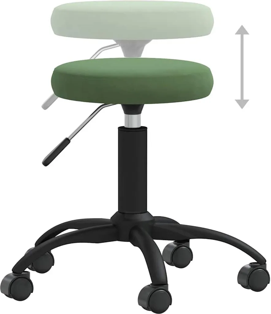 Sedia Desk Velluto Verde Scuro vidaXL | Must-Have Home Office