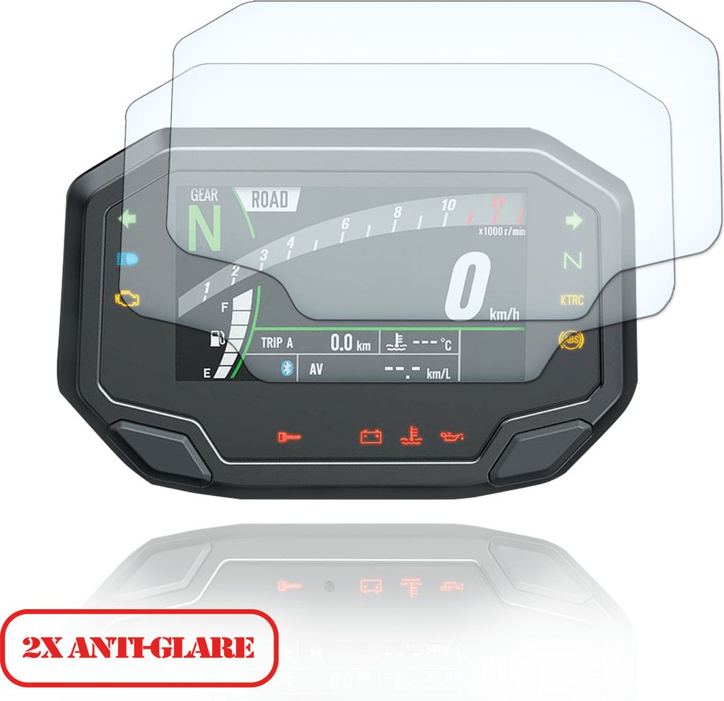 Tacho Schutzfolie Displayschutzfolie Kawasaki ZX10R 2021+ Ninja 650 2x Anti-Glare