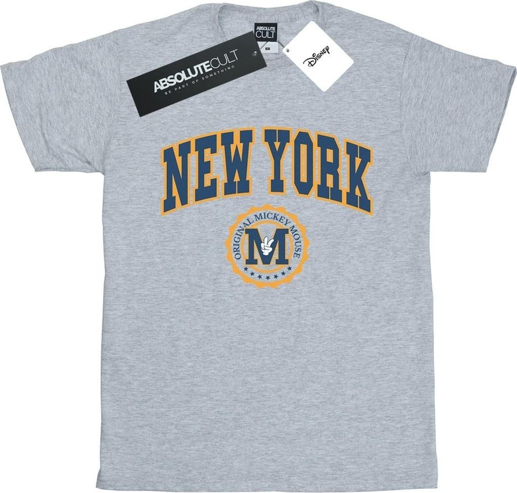 Disney - "New York" T-Shirt für Damen BI38112 (S) (Grau)