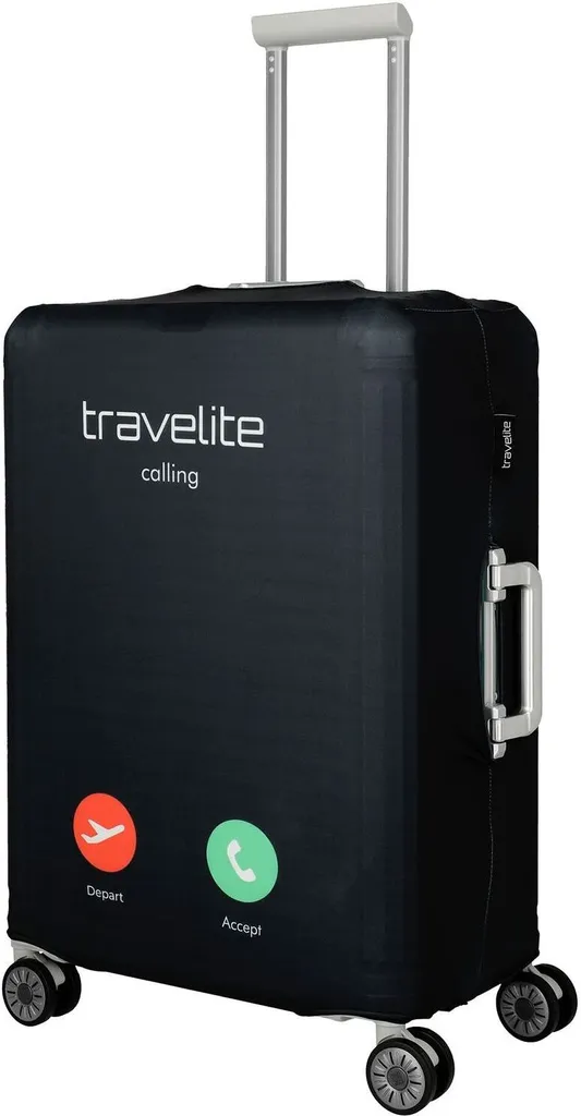 Custodia Valigia Travelite Calling Nero - Protezione Pull-Over Lavabile - 2