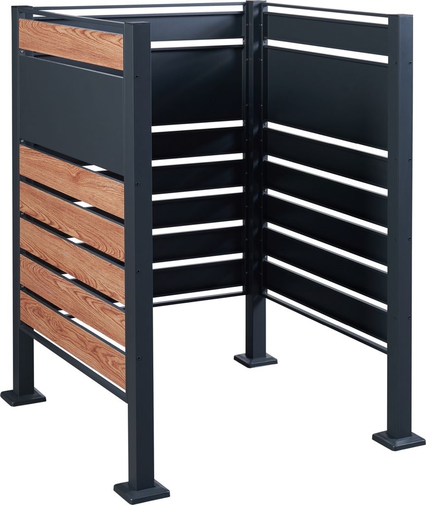 Ohradník na odpadkové koše "Uusikaupunki" ocel 120 x 91 x Obrázek produktu 5