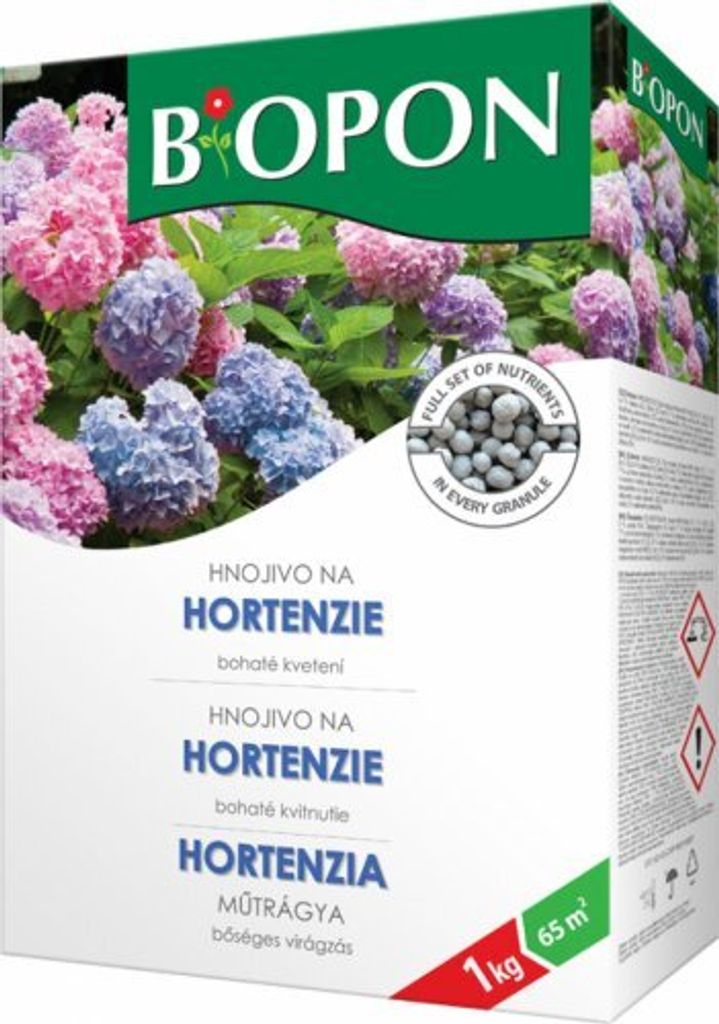 Hnojivo BIOPON na hortenzie 1kg + elixír Obrázek produktu 