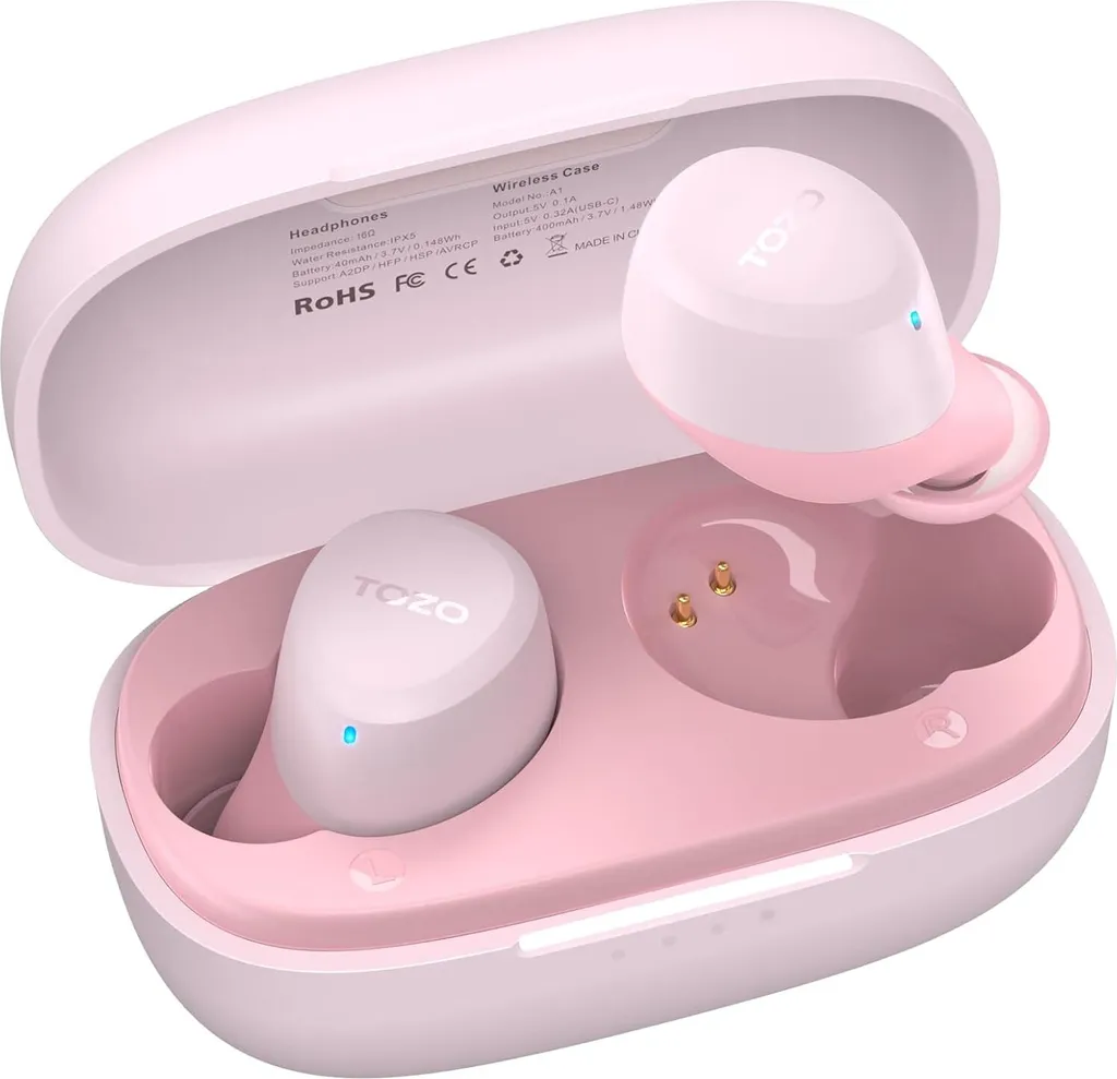 Auricolari Senza Fili Mini Bluetooth 5.3: Audio HiFi e Comfort Totale