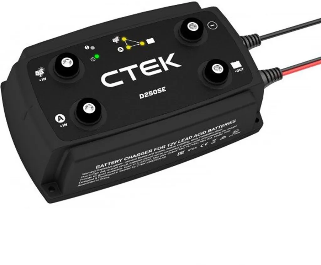 Chargeur de batterie 12V CTEK D250SE 20A Régulateur Solaire MPPT 1044