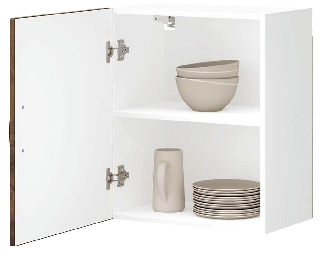 Küchen-Hängeschrank Lucca in Räuchereiche aus Holzwerkstoff für Wände und Einbauküchen