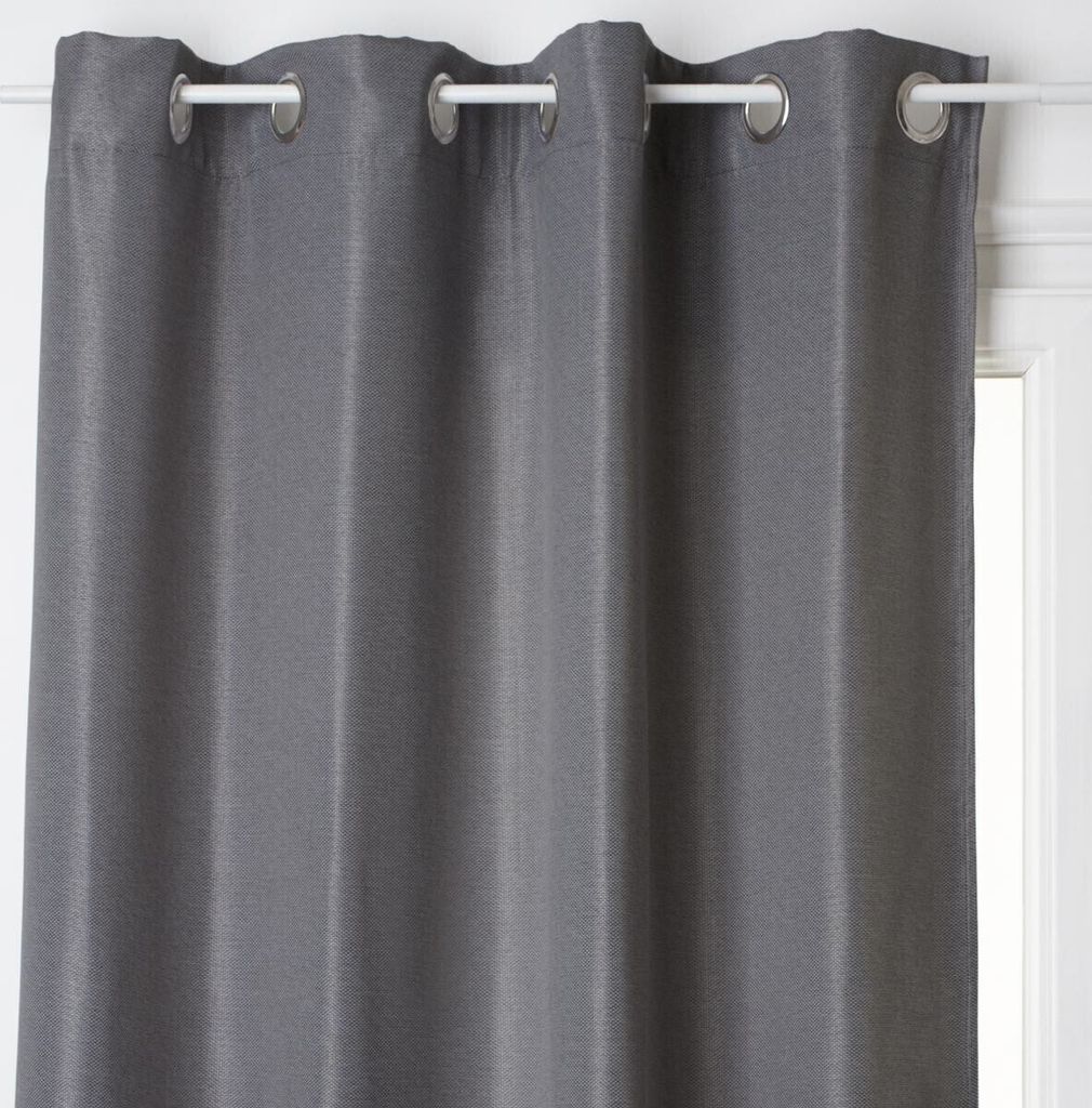 Verdunkelnder vorhang "elena" schiefergrau 140x260cm - Atmosphera créateur d'intérieur