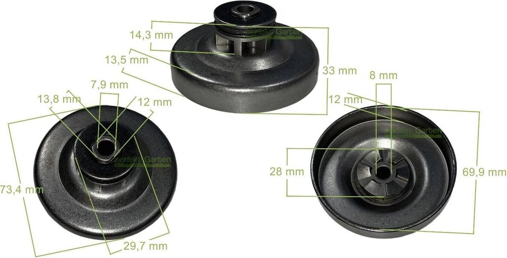Tronçonneuse Pignon 3/8" 6 dents pour Makita UC 3003 3500 Image du produit 