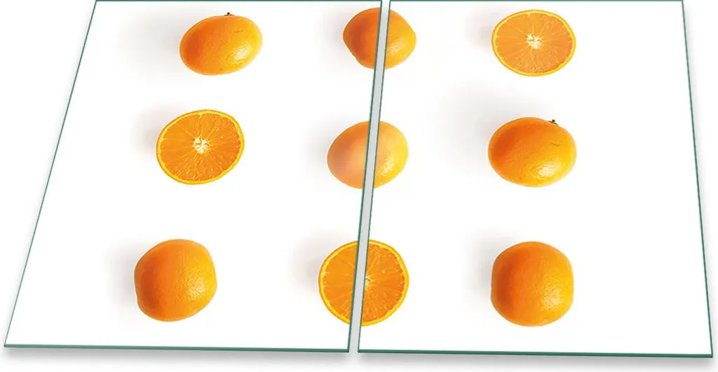 Copertura Piano Cottura Vetro Ceramica 2x40x52 cm Arancio Universale