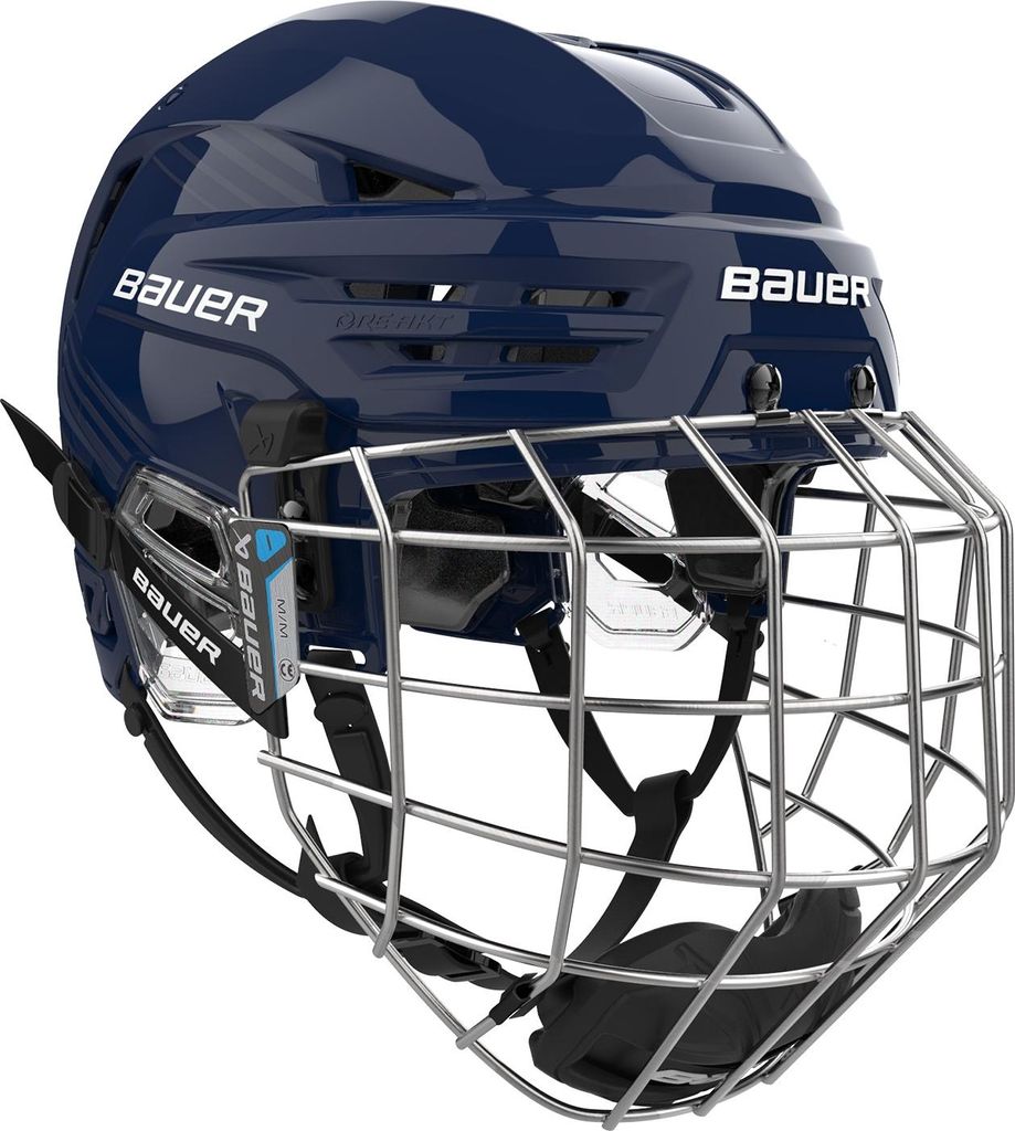 Helm Bauer Combo (mit Gitter) RE-AKT 90 navy M