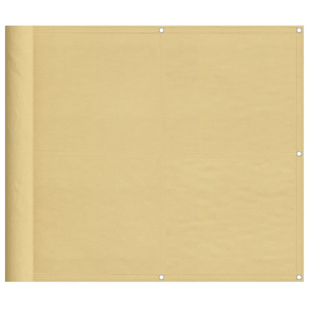 Paravento Balcone Sabbia 90x300 vidaXL | Tessuto Oxford Impermeabile