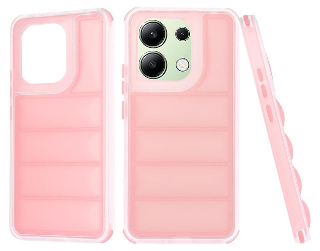 Techsuit Wave Shield Back Cover Hülle für Xiaomi Redmi Note 13 4G - Rosa