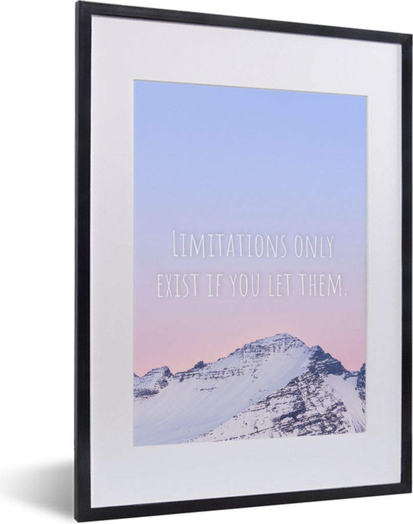MuchoWow® MuchoWow® Gerahmtes Poster Sprichwörter - Zitate Produktbild 