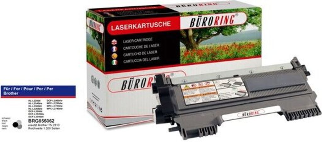 Toner Cartridge schwarz für Brother HL-2300, HL-2340 4016058052485