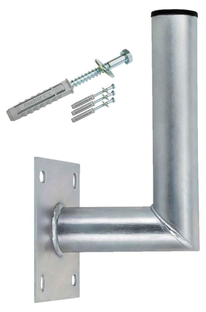 PremiumX 10-15cm Ø 48mm Wandhalter Stahl SAT-Antenne Produktbild 