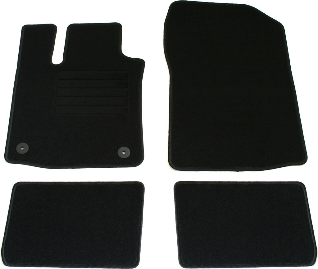 AD Tuning Fußmatten Set für Renault Twingo 2, Bj. 9/2007-12/2011