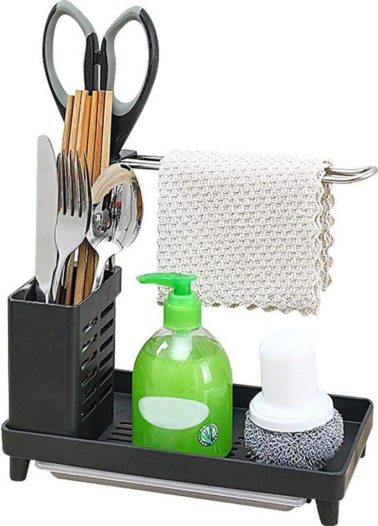 Spülbecken-Organizer, Schwammhalter, 50cm, Edelstahl