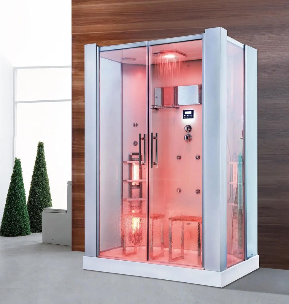 Dampfdusche California inkl. Infrarotsauna 145x90cm