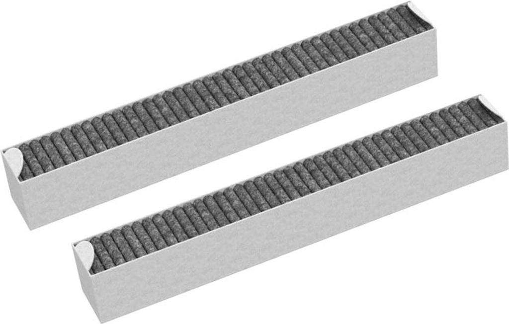 AllSpares Aktivkohlefilter (x2) für Dunstabzugshauben geeignet für DKF30-P / 11662790 (353x43x50mm)