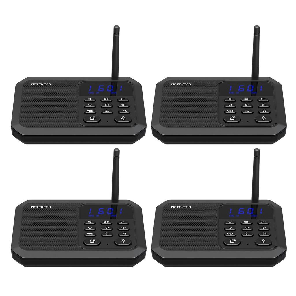 Retekess TH201 radio, interphone bidirectionnel longue Image du produit 