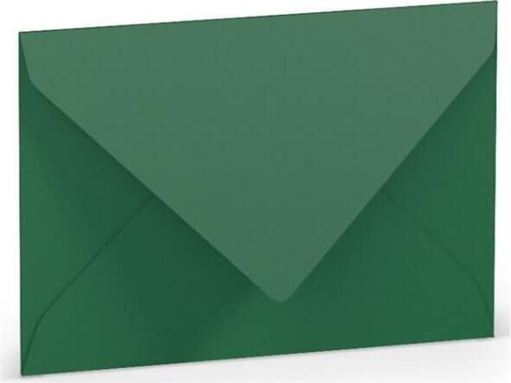 Briefhülle Paperado C7 SF tannengrün RÖSSLER 16400797 81x114mm gerippt
