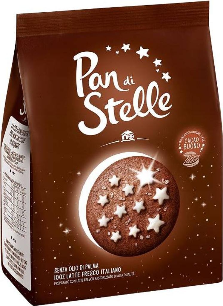 Pan di Stelle 700 g italské křehké čokoládové sušenky Obrázek produktu 