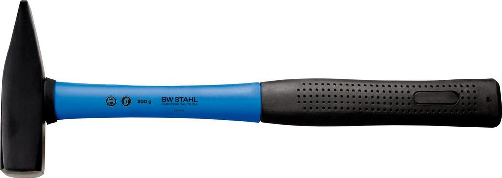 SW-Stahl 50408L Schlosserhammer, Fiberglas-Stiel, 800 g